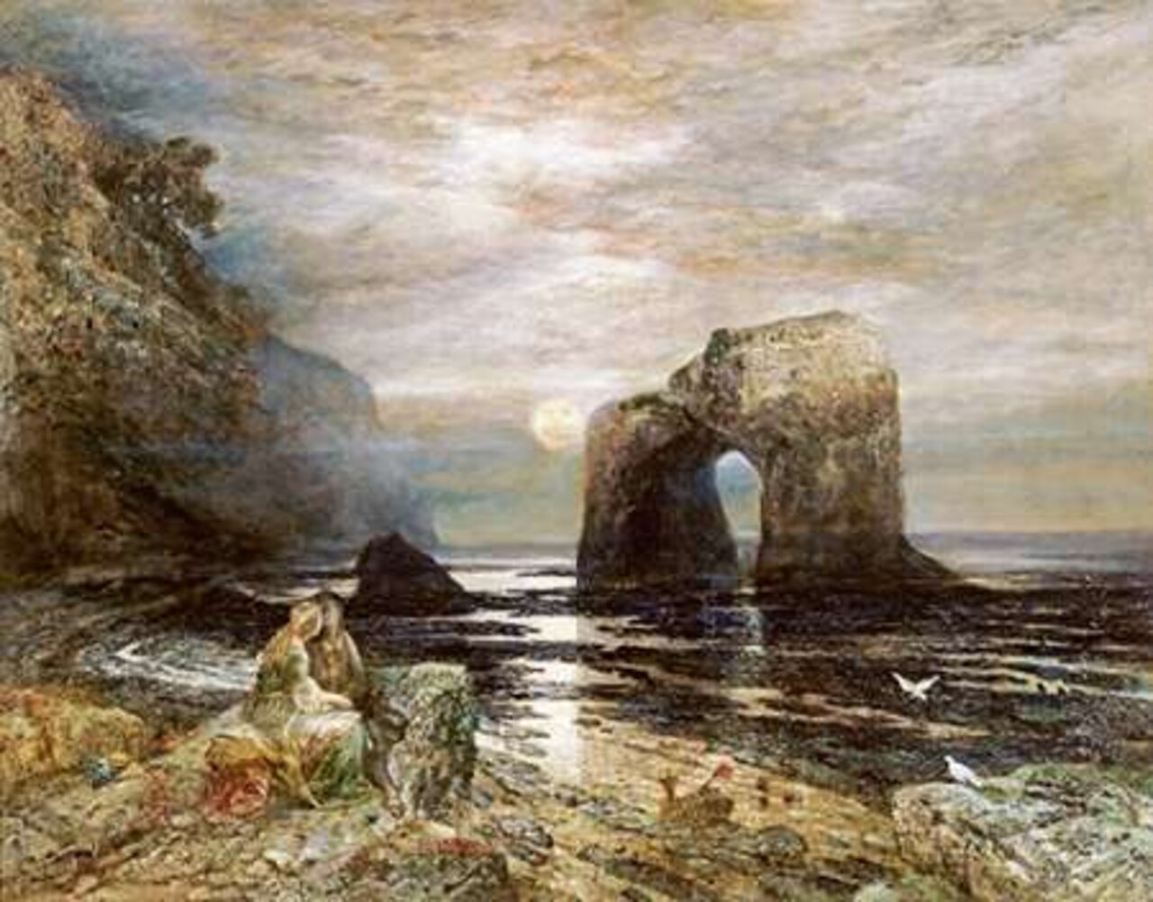 The Honeymoon Poster Print by Alfred Joseph Woolmer - Item # VARPDX267587